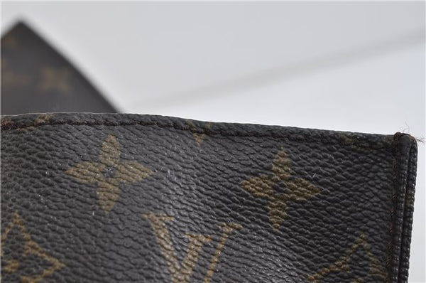 Authentic LOUIS VUITTON Monogram Sac Plat Hand Bag M51140 LV 8099C