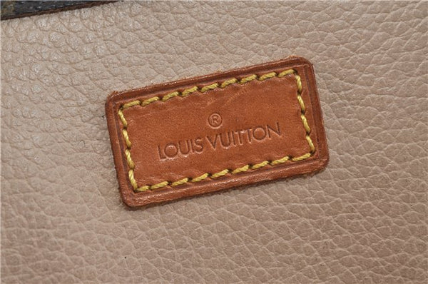 Authentic LOUIS VUITTON Monogram Sac Plat Hand Bag M51140 LV 8099C