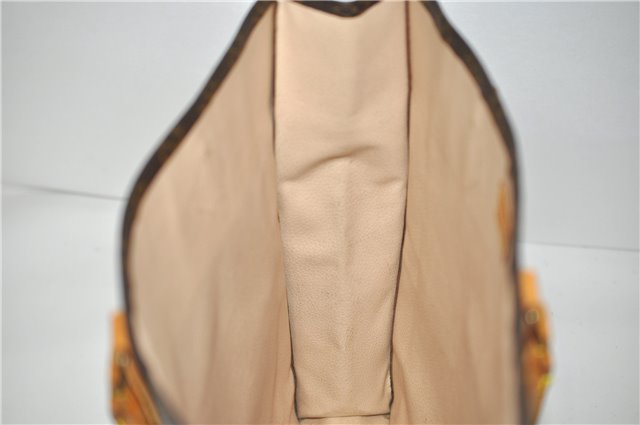 Authentic LOUIS VUITTON Monogram Sac Plat Hand Bag M51140 LV 8099C