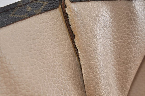 Authentic LOUIS VUITTON Monogram Sac Plat Hand Bag M51140 LV 8099C