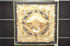 Authentic HERMES Carre 90 Scarf "RYTHMES DU MONDE" Silk Yellow Box 8105D