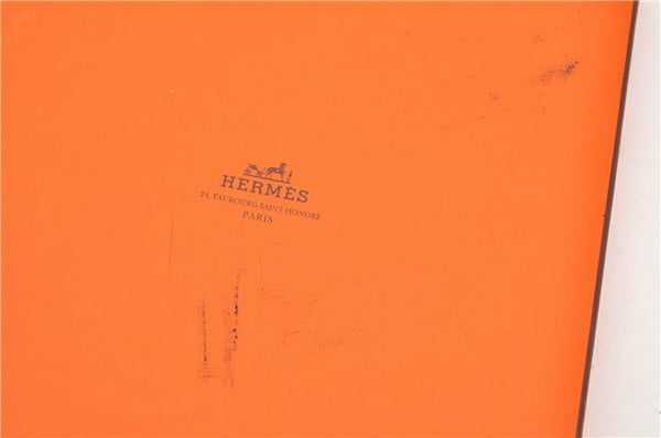 Authentic HERMES Carre 90 Scarf "RYTHMES DU MONDE" Silk Yellow Box 8105D