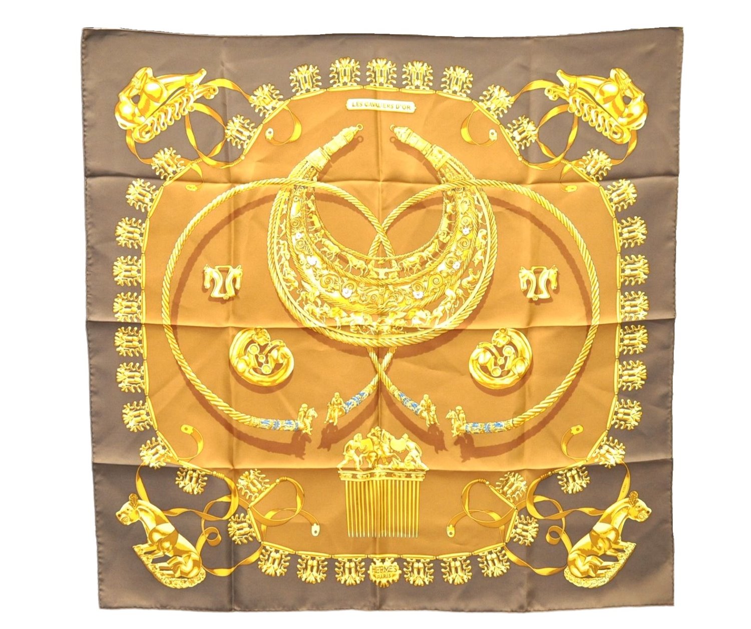 Authentic HERMES Carre 90 Scarf 