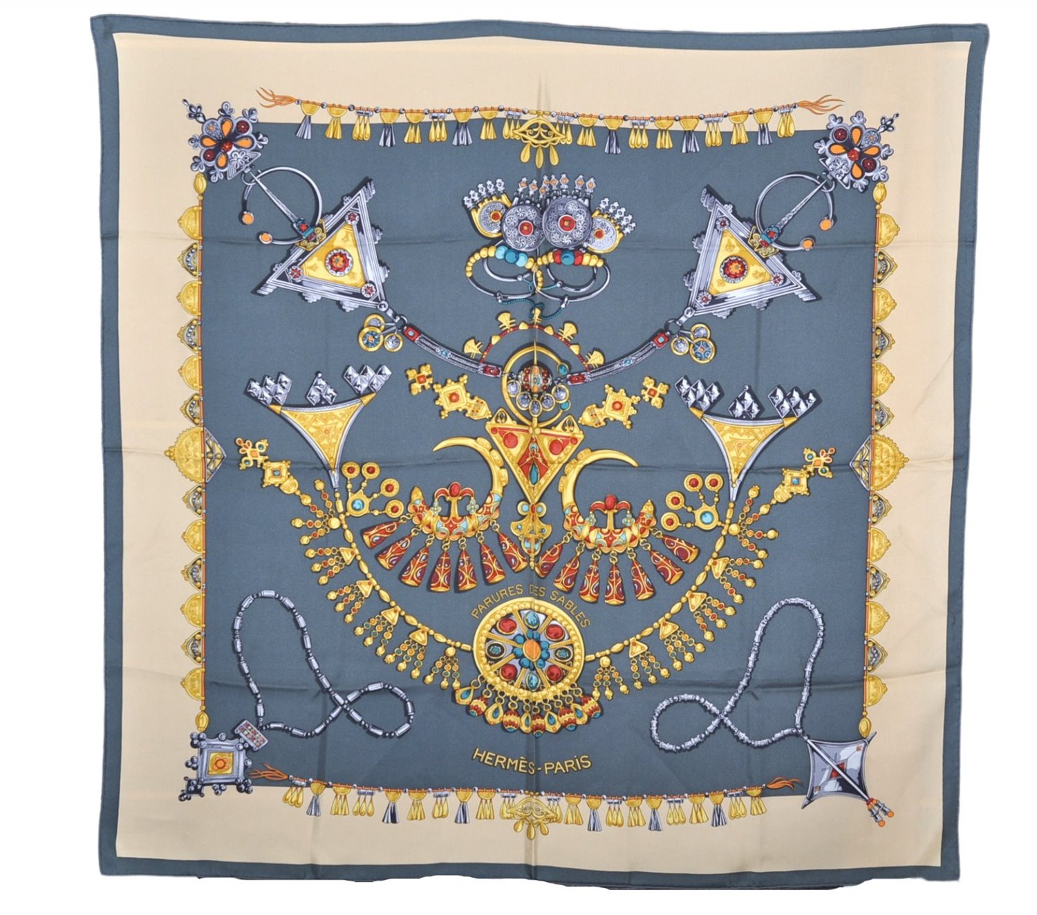 Authentic HERMES Carre 90 Scarf 