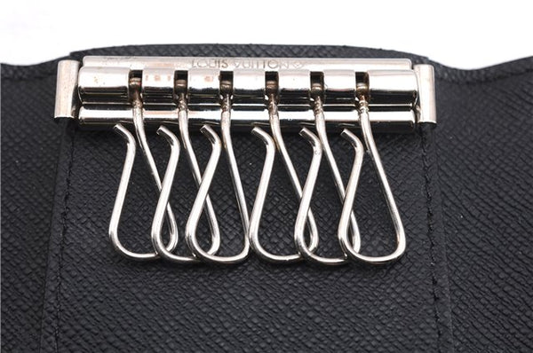 Authentic Louis Vuitton Damier Graphite Multicles 6 Key Case M62662 LV Box 8109E