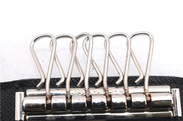 Authentic Louis Vuitton Damier Graphite Multicles 6 Key Case M62662 LV Box 8109E