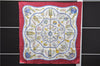 Authentic HERMES Carre 90 Scarf "Qu' importe le flacon" Silk Red 8110D