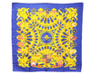 Authentic HERMES Carre 90 Scarf "BRITISH HERALDRY" Silk Blue Paper Bag 8111D