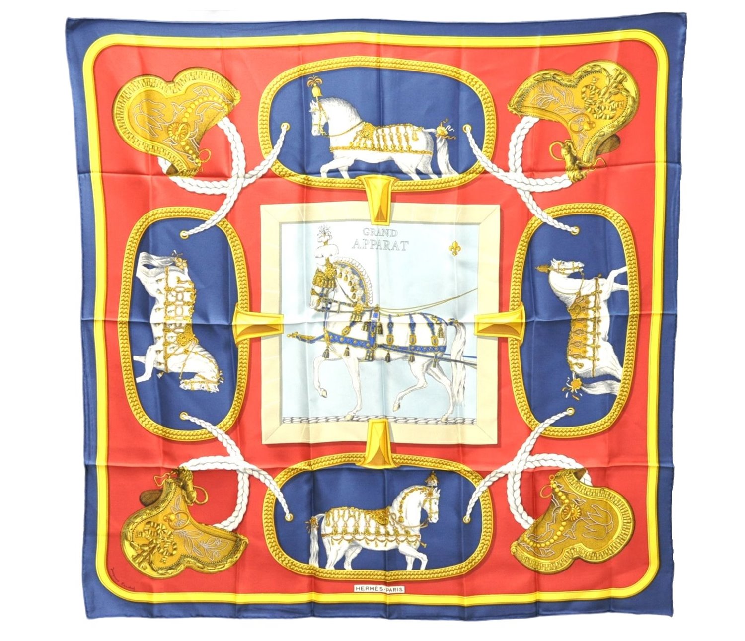 Authentic HERMES Carre 90 Scarf 