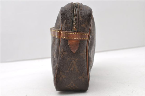 Authentic LOUIS VUITTON Monogram Compiegne 23 Clutch Hand Bag M51847 LV 8113C