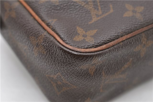 Authentic LOUIS VUITTON Monogram Compiegne 23 Clutch Hand Bag M51847 LV 8113C