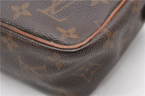 Authentic LOUIS VUITTON Monogram Compiegne 23 Clutch Hand Bag M51847 LV 8113C