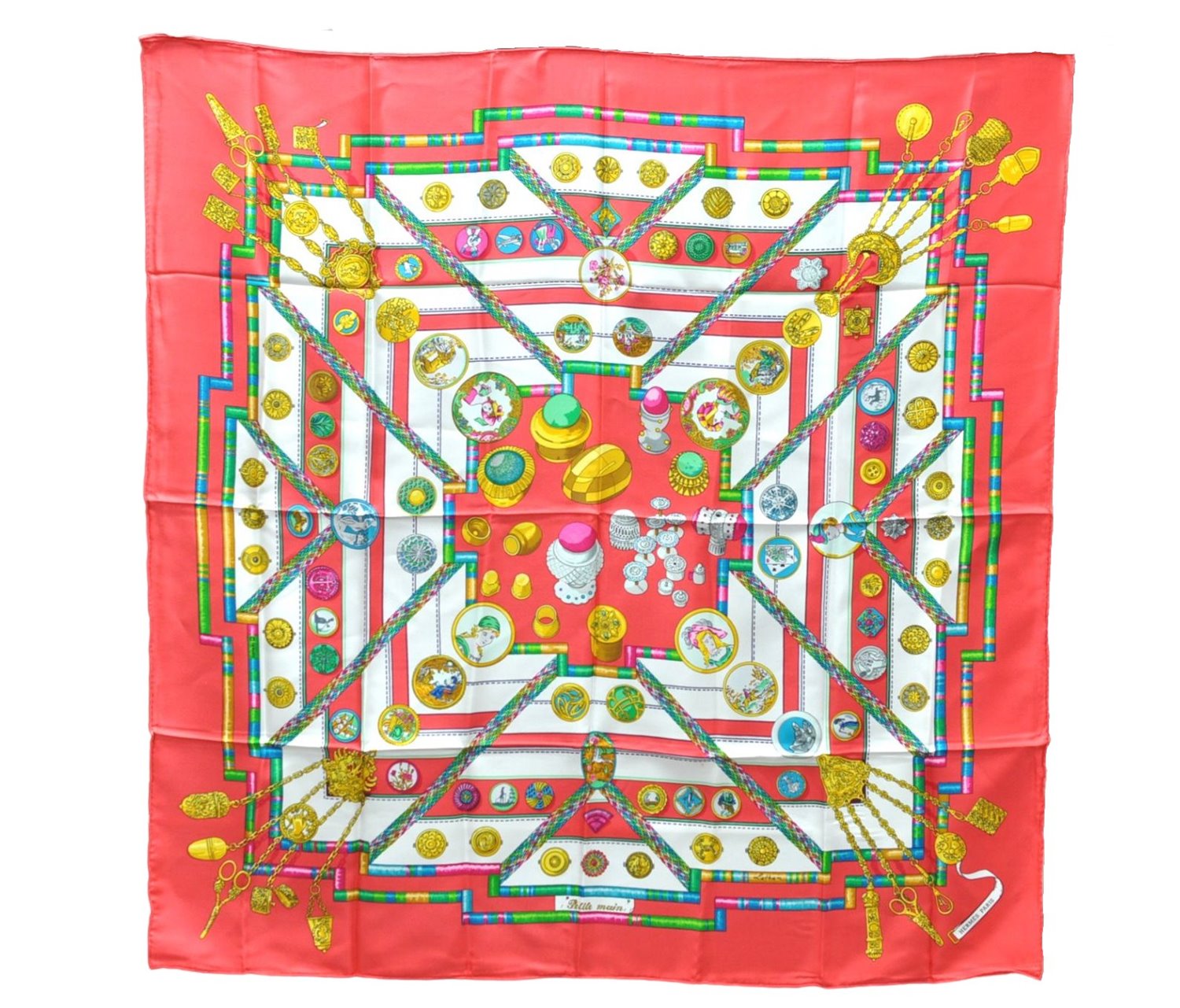 Authentic HERMES Carre 90 Scarf 