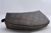 LOUIS VUITTON Monogram Trousse Demi Ronde 23 Cosmetic Pouch M47520 LV Junk 8114C