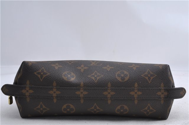 LOUIS VUITTON Monogram Trousse Demi Ronde 23 Cosmetic Pouch M47520 LV Junk 8114C