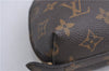 LOUIS VUITTON Monogram Trousse Demi Ronde 23 Cosmetic Pouch M47520 LV Junk 8114C