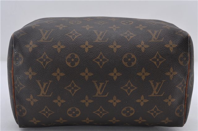 Authentic Louis Vuitton Monogram Speedy 25 Boston Hand Bag M41528 LV Junk 8115D