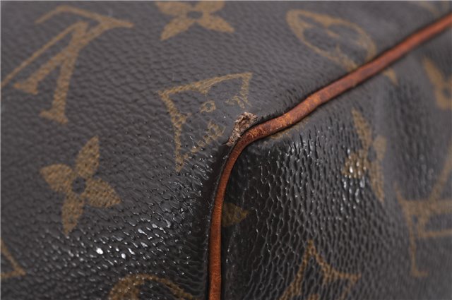 Authentic Louis Vuitton Monogram Speedy 25 Boston Hand Bag M41528 LV Junk 8115D