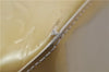 Authentic Louis Vuitton Vernis Wilshire MM Tote Hand Bag Ivory M91441 LV 8116D