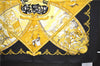 Authentic HERMES Carre 90 Scarf "LA VIE a CHEVAL" Silk Black Box 8116E