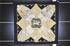 Authentic HERMES Carre 90 Scarf "LA VIE a CHEVAL" Silk Black Box 8116E