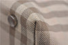 Authentic BURBERRY Check Shoulder Tote Bag Canvas Leather Beige 8117D