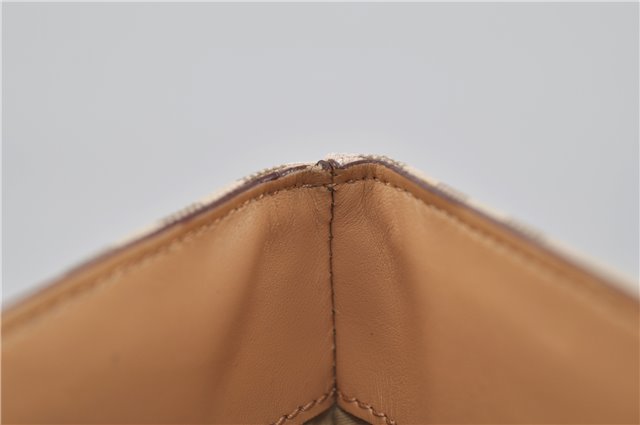 Authentic BURBERRY Check Shoulder Tote Bag Canvas Leather Beige 8117D
