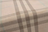 Authentic BURBERRY Check Shoulder Tote Bag Canvas Leather Beige 8117D