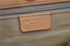 Authentic BURBERRY Check Shoulder Tote Bag Canvas Leather Beige 8117D