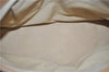 Authentic BURBERRY Check Shoulder Tote Bag Canvas Leather Beige 8117D