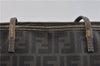 Authentic FENDI Zucca Shoulder Tote Bag PVC Brown 8118C