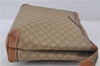Authentic CELINE Macadam Blason Pattern Clutch Hand Bag PVC Leather Beige 8120D