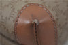 Authentic CELINE Macadam Blason Pattern Clutch Hand Bag PVC Leather Beige 8120D