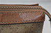 Authentic CELINE Macadam Blason Pattern Clutch Hand Bag PVC Leather Beige 8120D