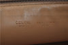 Authentic CELINE Macadam Blason Pattern Clutch Hand Bag PVC Leather Beige 8120D