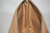Authentic CELINE Macadam Blason Pattern Clutch Hand Bag PVC Leather Beige 8120D