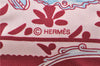 Authentic HERMES Twilly Scarf Silk "Etriers Remix" Gray Pink Box 8121E