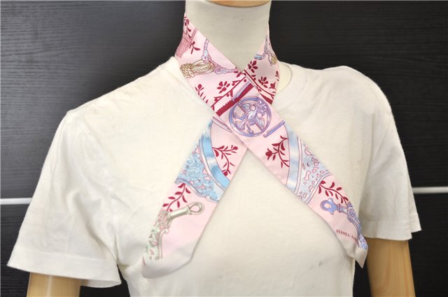 Authentic HERMES Twilly Scarf Silk 