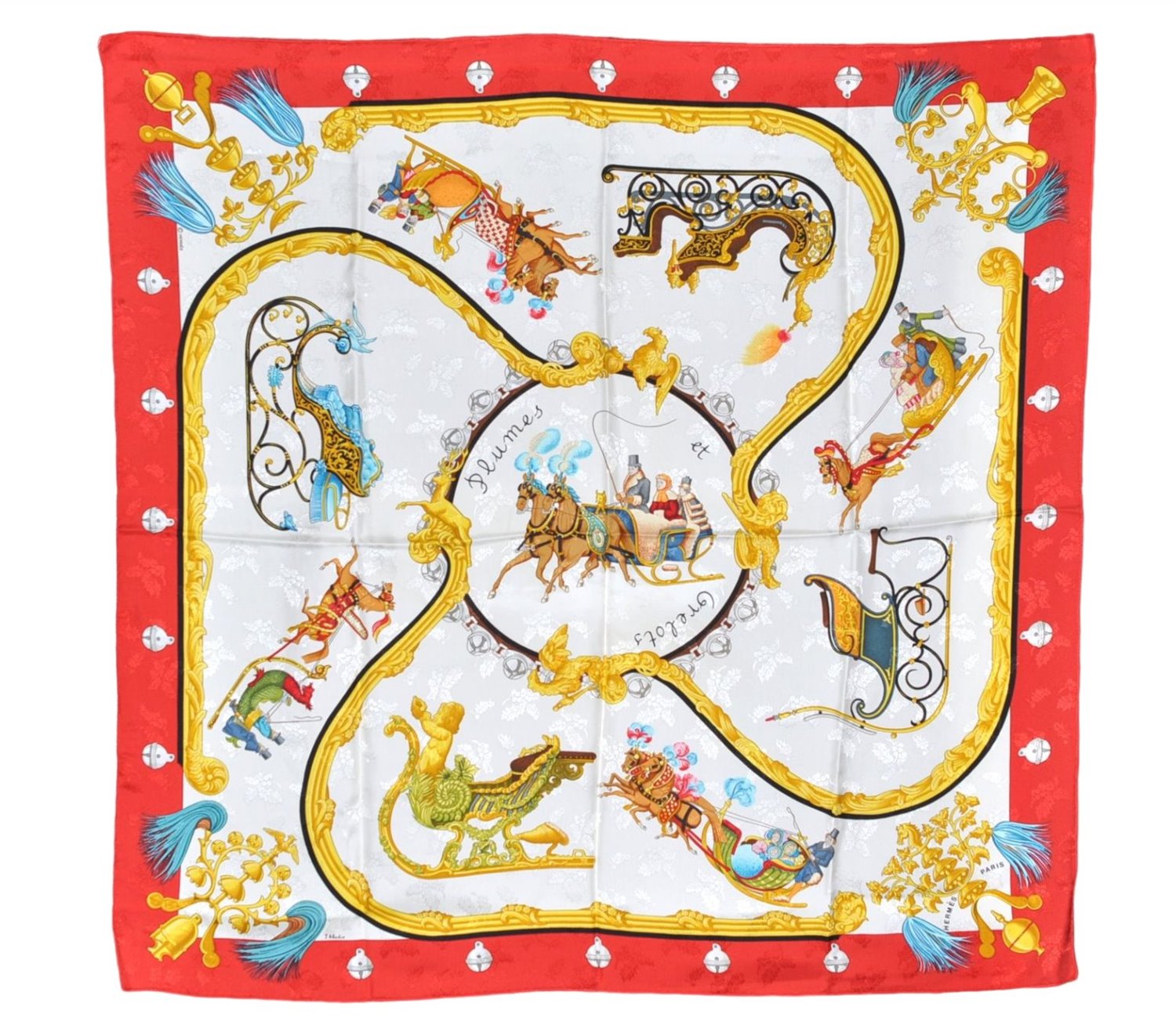 Authentic HERMES Carre 90 Scarf 