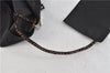 Authentic FENDI Nylon Leather Shoulder Cross Body Bag Purse Black 8128C