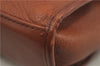 Authentic Burberrys Vintage Leather 2Way Shoulder Hand Bag Purse Brown 8128D