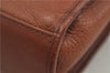 Authentic Burberrys Vintage Leather 2Way Shoulder Hand Bag Purse Brown 8128D