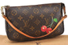 Auth Louis Vuitton Monogram Cherry Pochette Accessoires M95008 Hand Pouch 8130F