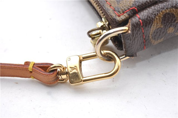 Auth Louis Vuitton Monogram Cherry Pochette Accessoires M95008 Hand Pouch 8130F