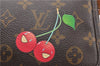 Auth Louis Vuitton Monogram Cherry Pochette Accessoires M95008 Hand Pouch 8130F