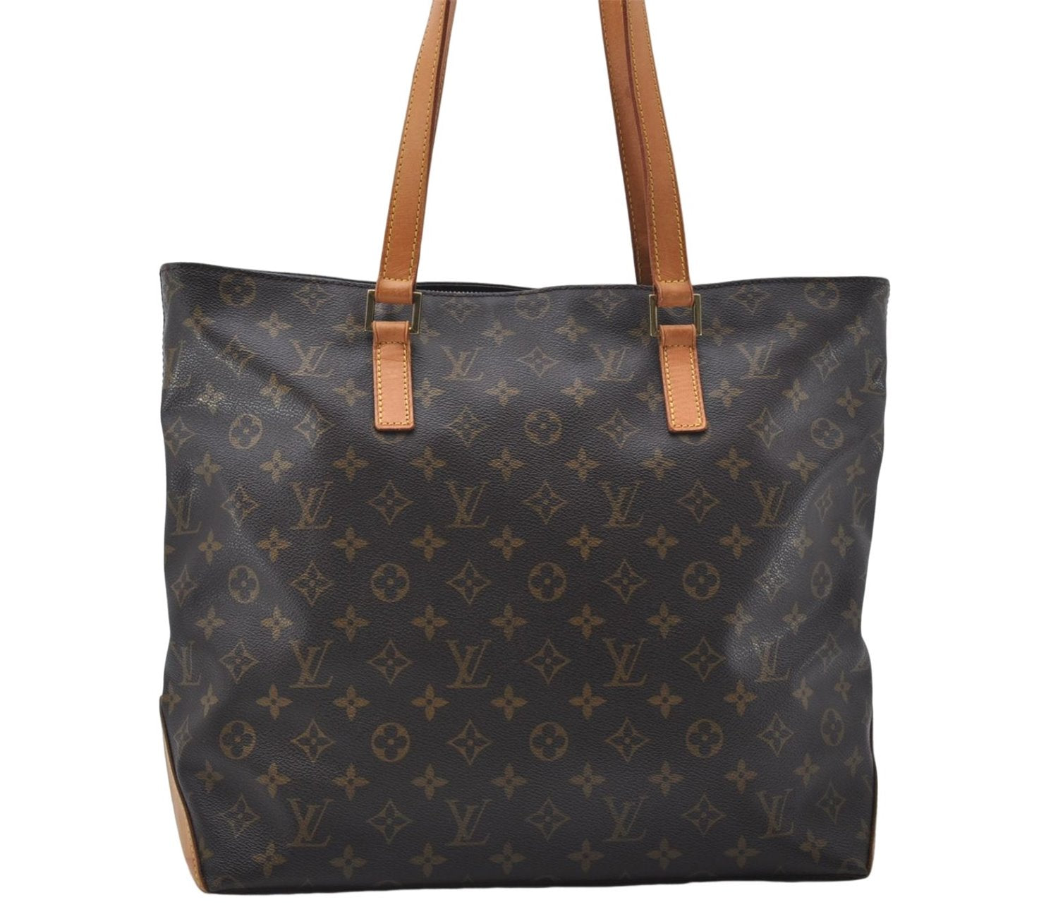 Authentic Louis Vuitton Monogram Cabas Mezzo Tote Bag M51151 LV 8134D