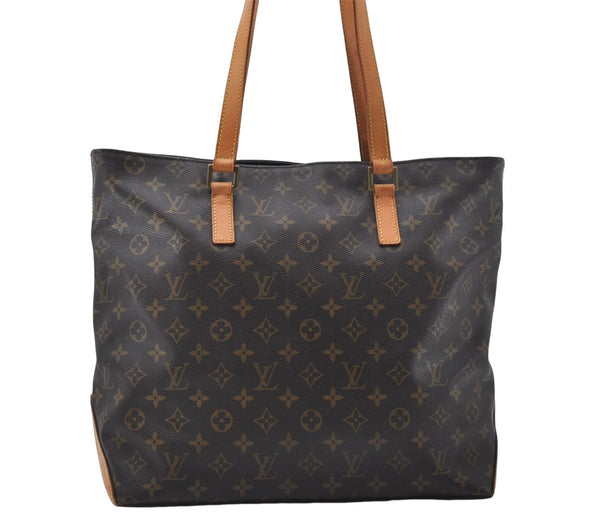 Authentic Louis Vuitton Monogram Cabas Mezzo Tote Bag M51151 LV 8134D