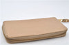 Authentic Louis Vuitton Empreinte Zippy Wallet Long Purse Beige M61866 LV 8134E