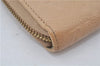 Authentic Louis Vuitton Empreinte Zippy Wallet Long Purse Beige M61866 LV 8134E