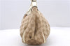 Auth GUCCI Abbey Shoulder Hand Bag GG Canvas Leather 190525 Beige Gold 8135C